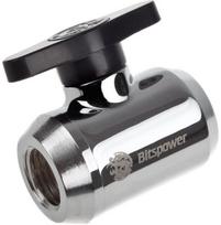 BitsPower Stop Valve WAZU-233 Shiny Silver