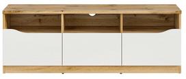 Black Red White Nuis TV Table RTV3S Wotan Oak/White