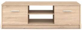 Black Red White Nepo Plus Tv Cabinet Sonoma Oak