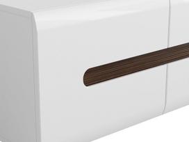 43 tv - Black Red White TV Cabinet Azteca Trio White - 5 nuotrauka