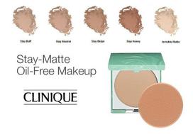 makiazio - Clinique Stay Matte Sheer Pressed Powder Oil-Free 7.6g 03 - 4 nuotrauka