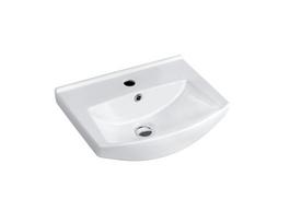 praustuvas 70 cm su spintele - Vonios spintelė su praustuvu, Riva SA44, balta - 3 nuotrauka