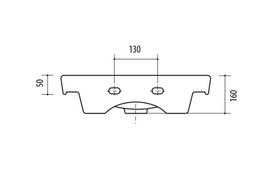 praustuvas 70 cm su spintele - Vonios spintelė su praustuvu, Riva SA44, balta - 5 nuotrauka