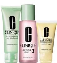 clinique kremas - Clinique 50ml Liquid Facial Mild Soap + 100ml Clarifying Lotion 3 + 30ml Moisturizing Lotion - 2 nuotrauka