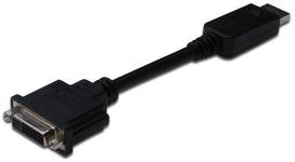 displayport dvi kabelis - Assmann Adapter Cable Displayport / DVI-I 0.15m - 1 nuotrauka