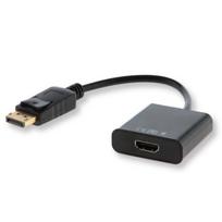 hdmi 2.1 kabelis 20 m - Savio Adapter Displayport / DMI Black 0.1m - 1 nuotrauka