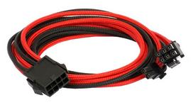 pci express kabelis - Phanteks Cable PCIe 8pin /  PCIe 6+2-Pin 0.5m - 1 nuotrauka