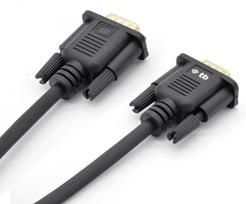 vga kabelis - TB Cable VGA / VGA 1.8m Black - 2 nuotrauka