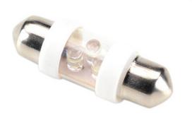 Bottari Torpedo 3 White LED Festoon 2pcs 17825
