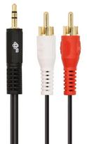 rca kabelis 3 5 - TB Cable 3.5mm / 2x RCA 1.5m - 1 nuotrauka