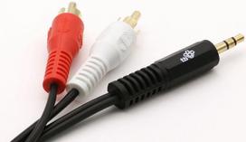 rca 3.5mm 5m - TB Cable 3.5mm / 2x RCA 2.5m - 2 nuotrauka