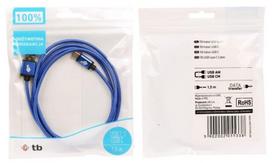 usb c cable 5.0 a - TB Cable USB / USB-C 1.5m Blue - 5 nuotrauka