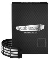 corsair laidai - CableMod PRO ModMesh C-Series AXi/HXi/RM Cable Kit Black/White - 3 nuotrauka