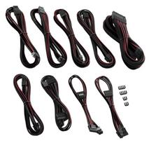 corsair laidai - CableMod PRO ModMesh C-Series AXi/HXi/RM Cable Kit Black/Blood Red - 1 nuotrauka