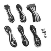 extension cable kit - CableMod PRO ModMesh Cable Extension Kit Black/White - 1 nuotrauka