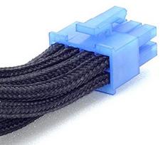8pin - SilverStone Modular Power Supply Cable 6+2 PCIe 0.55m - 8 nuotrauka