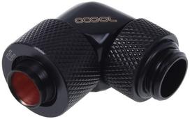 Alphacool Compression Fitting 90° Revolvable 13/10mm To G1/4 Black