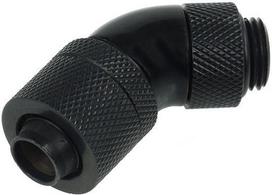 Alphacool Compression Fitting 45° Revolvable 13/10mm To G1/4 Black