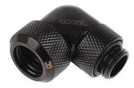 Alphacool Eiszapfen 13mm HardTube Compression Fitting 90° G1/4 Black