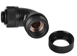 Thermaltake Pacific G14 PETG Tube 90-Degree Compression 16mm OD Black