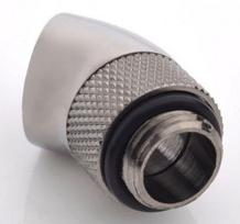 45 laipsniu - Bitspower G1/4" Black Sparkle Rotary 45-Degree IG1/4" Extender - 3 nuotrauka