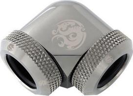 Bitspower Black Sparkle Enhance 90-Degree Dual Multi-Link Adapter For OD 12MM