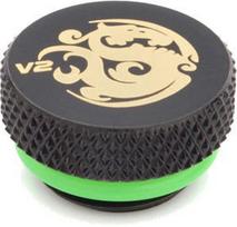 age stop - Bitspower G1/4" Matt Black Stop Fitting V2 - 3 nuotrauka