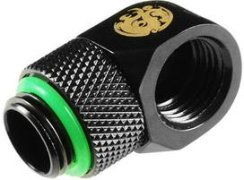 Bitspower G1/4" Matt Black Rotary 90-Degree IG1/4" Extender