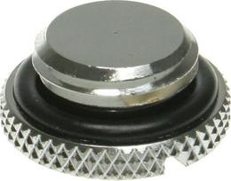 age stop - Bitspower G1/4" Silver Shining Low-Profile Stop Fitting - 2 nuotrauka