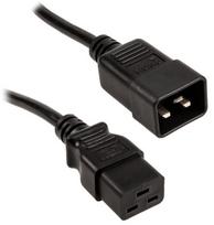 c19 kabeliai - Kolink Premium Cold Cable Extension C20 To C19 1.8m - 1 nuotrauka
