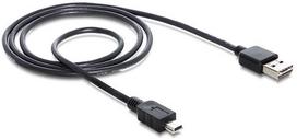 usb mini type a - Delock Cable USB / USB-mini Black 1m - 2 nuotrauka
