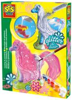 zaislai arklis - SES Creative Glitter Hair Horses Casting And Painting Set 01272 - 1 nuotrauka