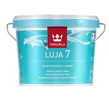 balti vandeniniai dazai - Dažai Tikkurila Luja 7 A, balti, 2.7 l - 2 nuotrauka