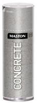 pilki dazai - Aerozoliniai dažai Maston Concrete effect, pilki, 400 ml - 2 nuotrauka