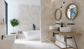 paradyz ceramika - Keraminės dekoruotos plytelės ETNIC BEIGE STR RECT, 25X75 cm - 2 nuotrauka