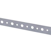 perforuotos juostos - Tvirtinimo juosta, 20 x 0.7 mm, 10 m, 2 skylių - 2 nuotrauka