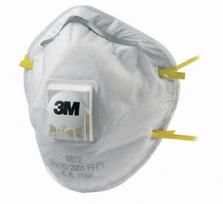 Respiratorius, su vožtuvu 3M 8812C3, 3 vnt