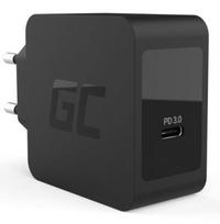 samsung pakrovejas - Green Cell USB Type-C Wall Charger 18W Black - 3 nuotrauka
