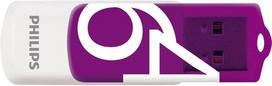 flash 64 usb atmintines - Philips Vivid Edition 64GB Purple (Violetinis) - 1 nuotrauka