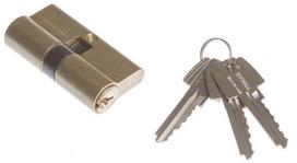 spynos assa - Spynos cilindras Tesa Assa Abloy T5NV03535L, 70 mm, žalvariuota - 2 nuotrauka