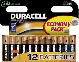 aaa 1.5v - Duracell Alkaline Long Lasting Power Batteries 12x AAA - 3 nuotrauka