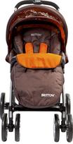britton vezimeliai - Britton Allroad Stroller Brown/Orange (Rudas/Oranžinis) - 3 nuotrauka