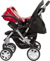 britton vezimeliai - Britton Allroad Stroller Brown/Orange (Rudas/Oranžinis) - 5 nuotrauka