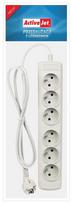 rites laidam - ActiveJet Extension Cord 6-Outlet 3m - 2 nuotrauka
