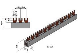 skyd eti - Šyna Eti 3 P, IZ, 12 / 3 F / 54, 1 m, 12 mm² - 3 nuotrauka