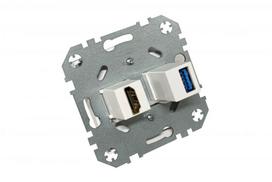 usb jungiklis - Lizdas Liregus Epsilon, be rėmelio, smėlio spalvos - 3 nuotrauka