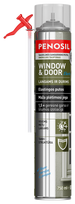 Langų ir durų šiaudelinės putos Penosil, 750 ml