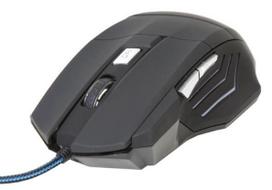 Omega Varr Optical Mouse Black (Juoda)