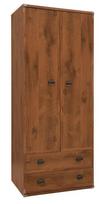 Black Red White Indiana Wardrobe Sutter Oak