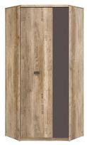 Black Red White Malcolm II Corner Wardrobe